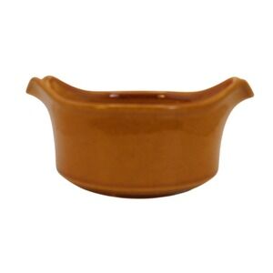 Taylor Smith Vintage Ironstone Cannes Atomic Onion Bowl‎ Honey Brown HG6-112